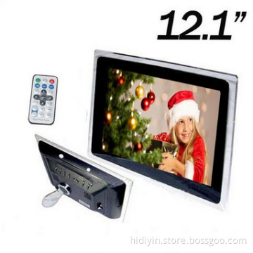 12.1" new bulk digital photo frame with SD card ROHS